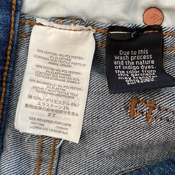 Women’s Madewell Distressed 9 inch High Rise Skinny Jeans size 28T - Picture 5 of 11